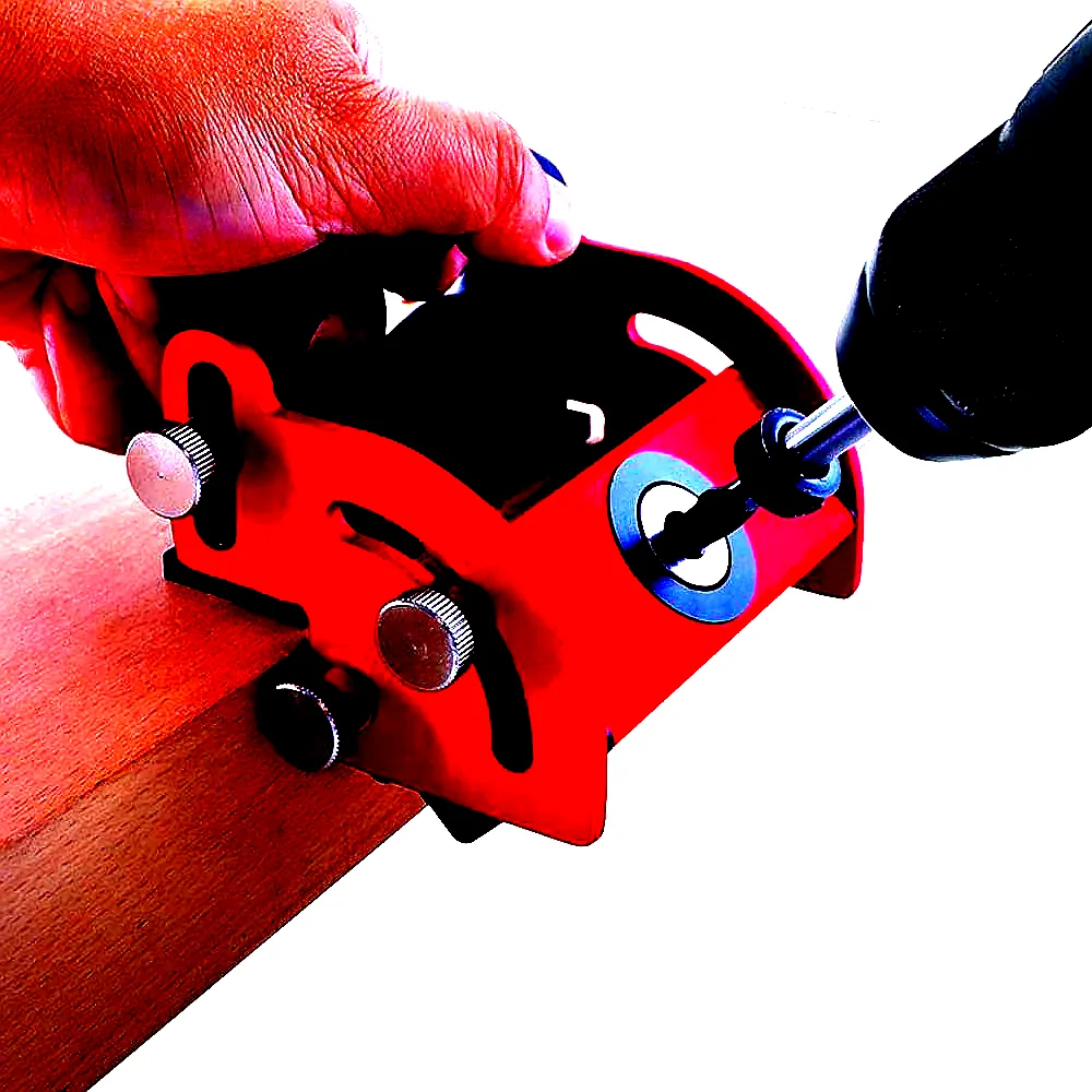 각도조절 목공 드릴가이드 목공용 목다보 도웰지그 타공 이미지 2