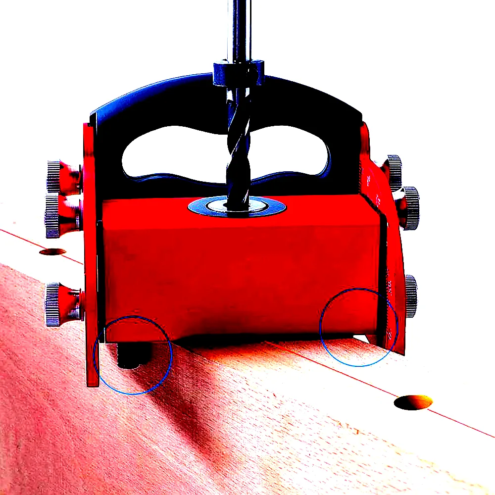 각도조절 목공 드릴가이드 목공용 목다보 도웰지그 타공 이미지 6