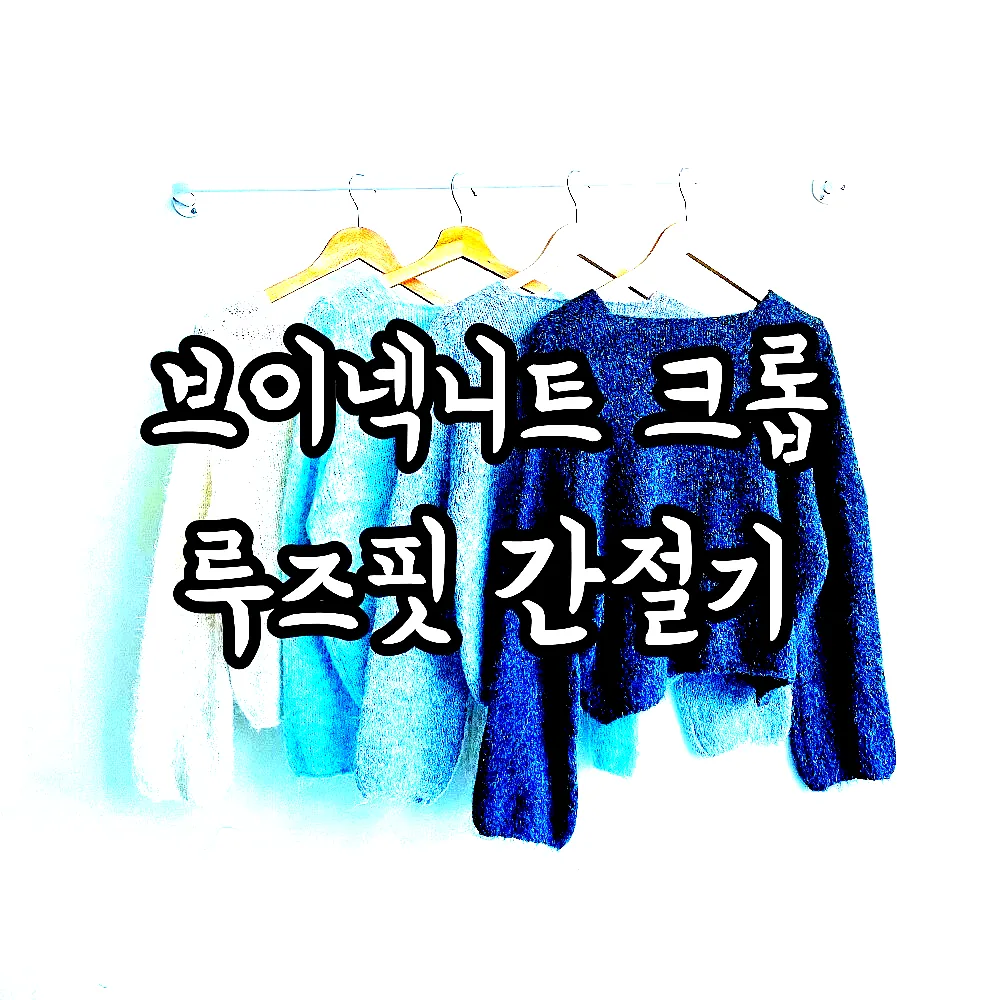 브이넥니트 크롭 루즈핏 간절기 이미지 6 브이넥니트 크롭 루즈핏 간절기 이미지 6