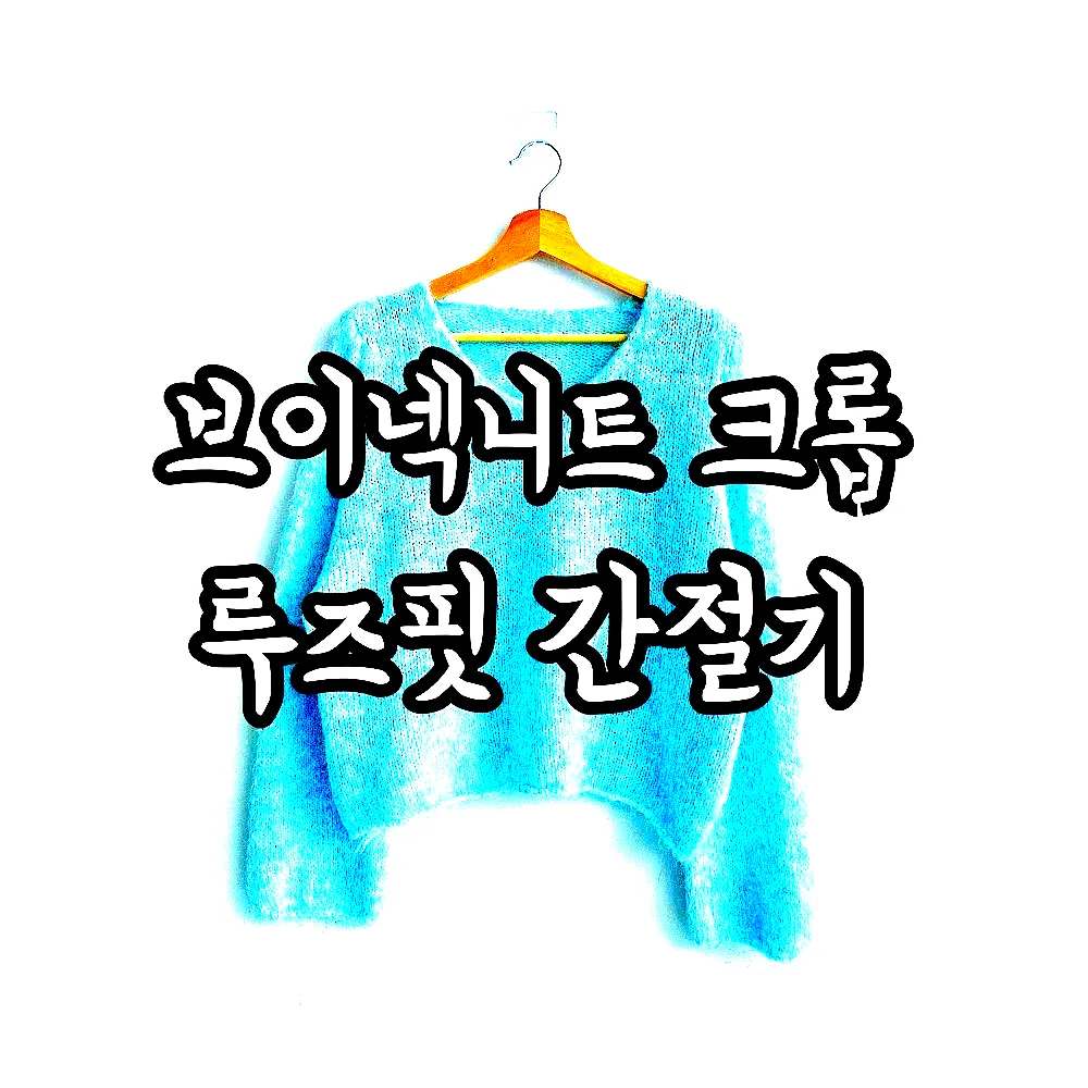 브이넥니트 크롭 루즈핏 간절기 이미지 8 브이넥니트 크롭 루즈핏 간절기 이미지 8