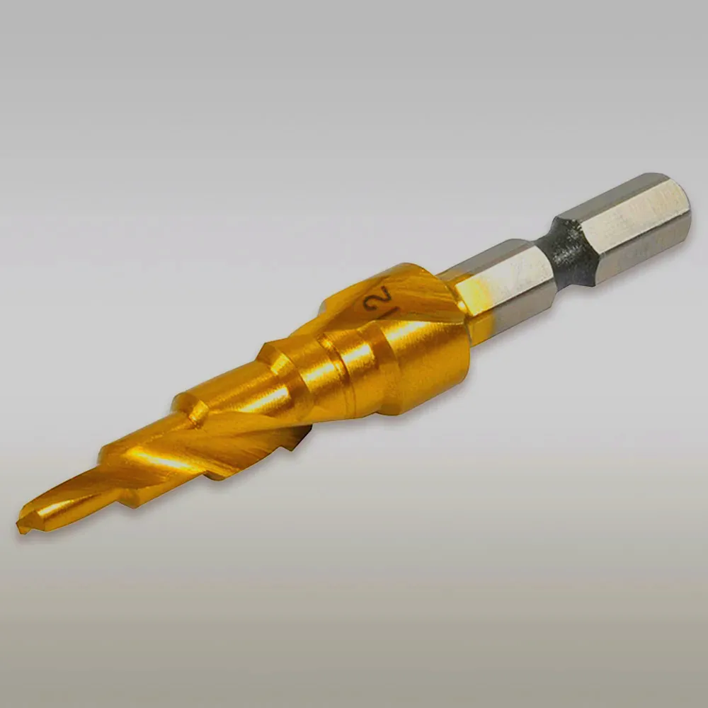 이엑스파워 2날 육각 헤리컬 스텝드릴 ESS-1 이미지 1