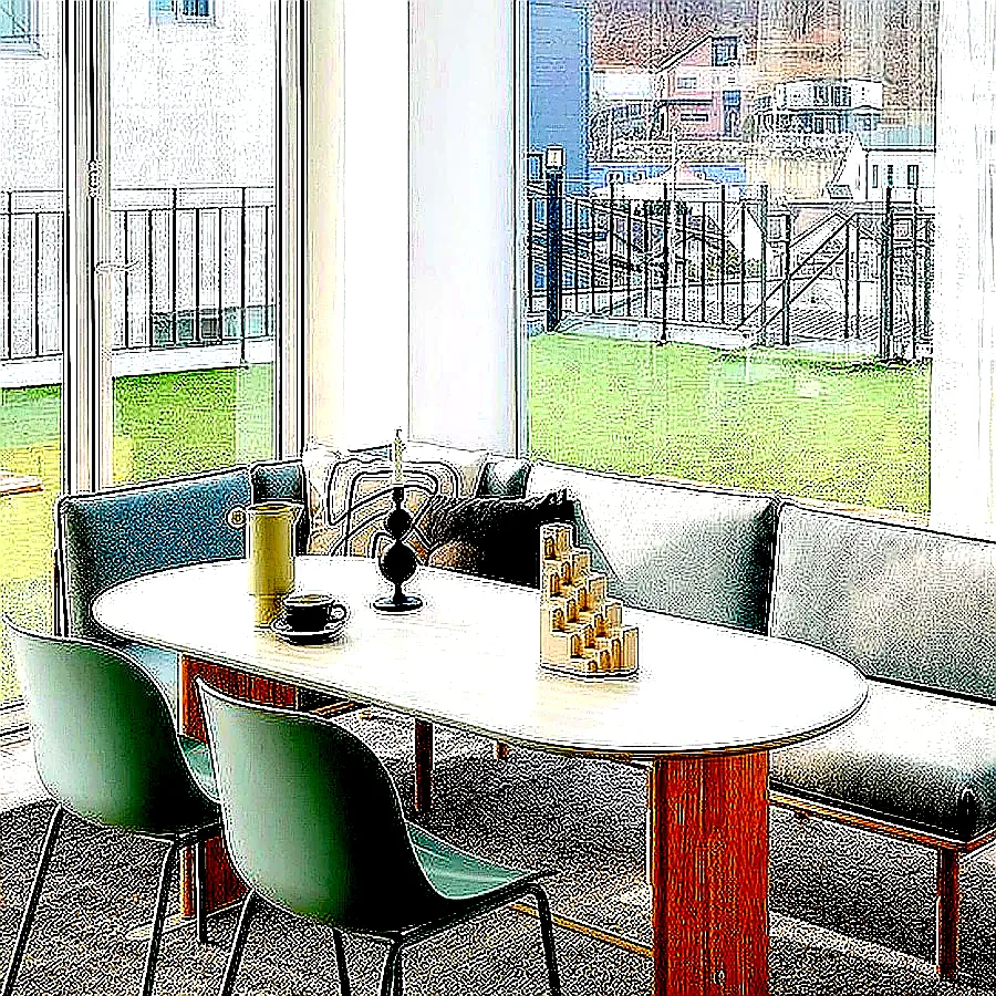 한샘 포레 컴포트 6인 라운지세트 (벤치1, 코너벤치1, PP의자2 포함) 이미지 4